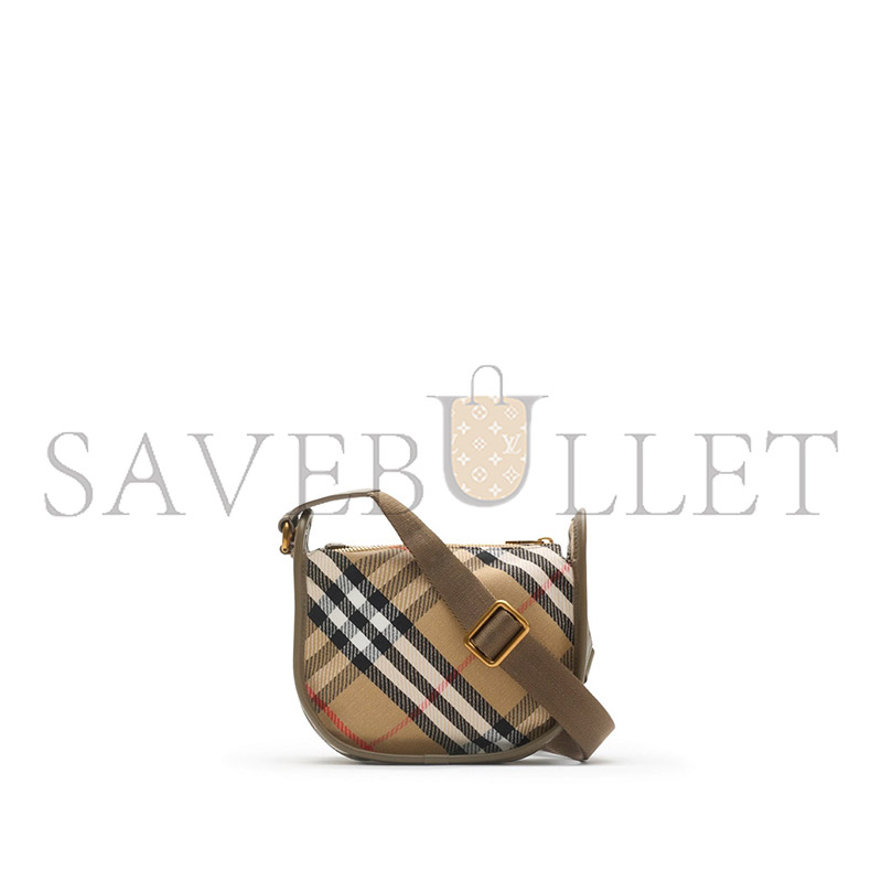 BURBERRY MINI B CLIP MESSENGER BAG 81196571 (19*17.5*9cm)
